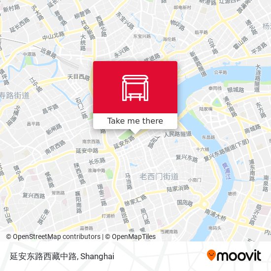 延安东路西藏中路 map