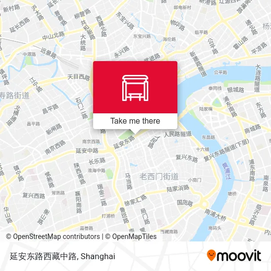 延安东路西藏中路 map