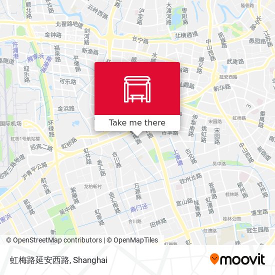 虹梅路延安西路 map