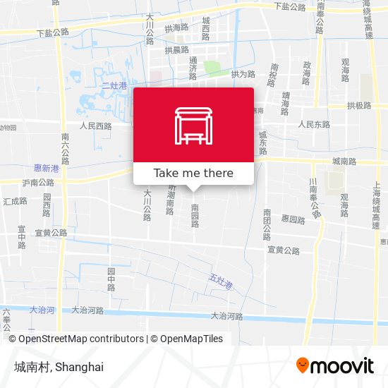 城南村 map
