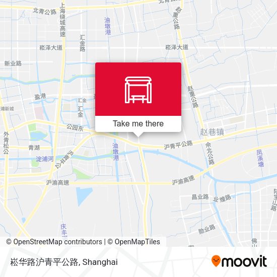 崧华路沪青平公路 map