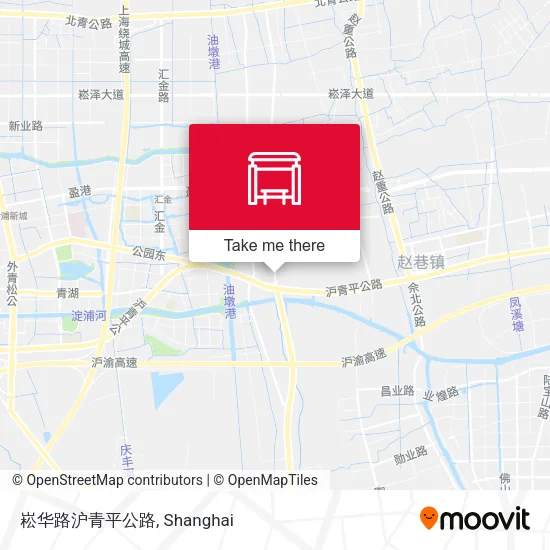崧华路沪青平公路 map