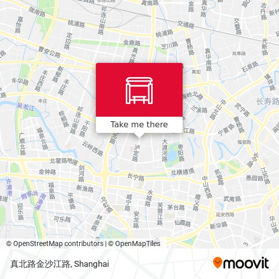 真北路金沙江路 map