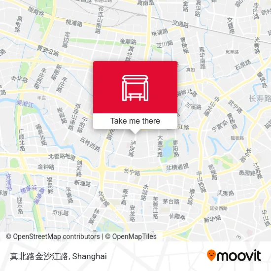 真北路金沙江路 map