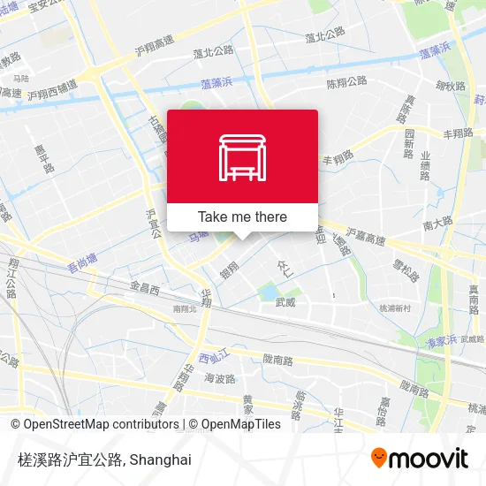 槎溪路沪宜公路 map