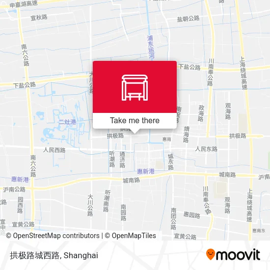 拱极路城西路 map