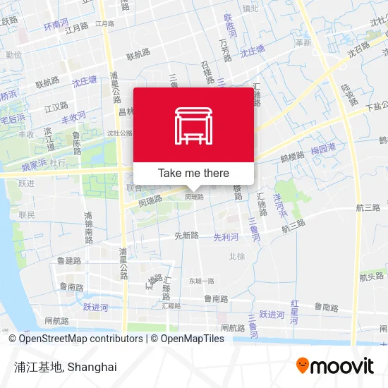 浦江基地 map