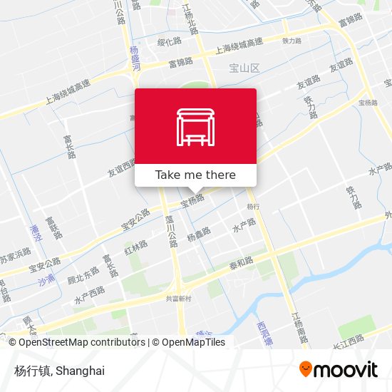 杨行镇 map