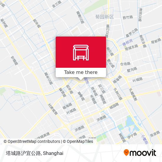 塔城路沪宜公路 map