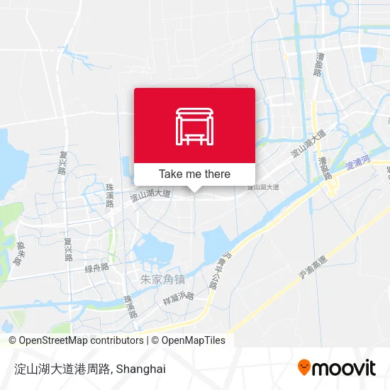 淀山湖大道港周路 map