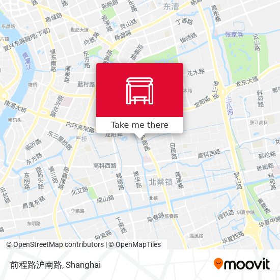 前程路沪南路 map