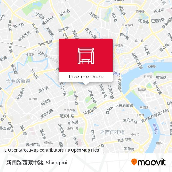 新闸路西藏中路 map