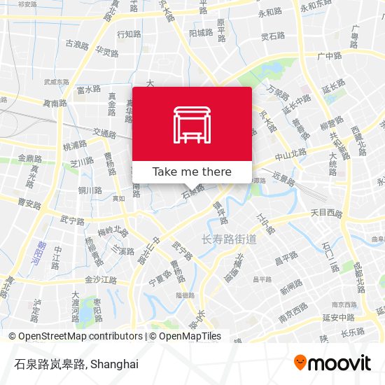 石泉路岚皋路 map