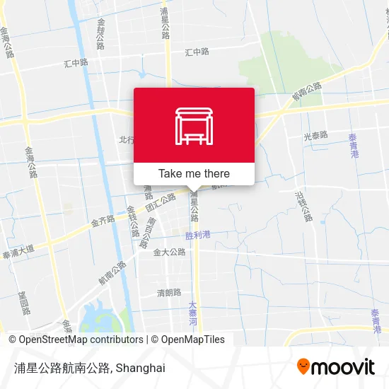 浦星公路航南公路 map