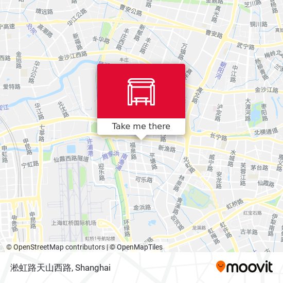 淞虹路天山西路 map