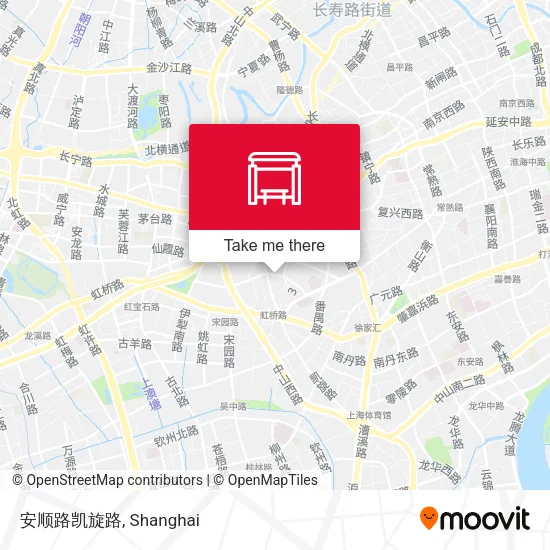 安顺路凯旋路 map