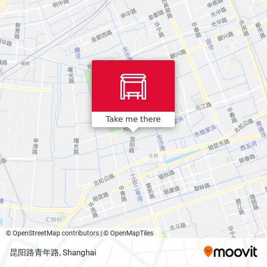 昆阳路青年路 map