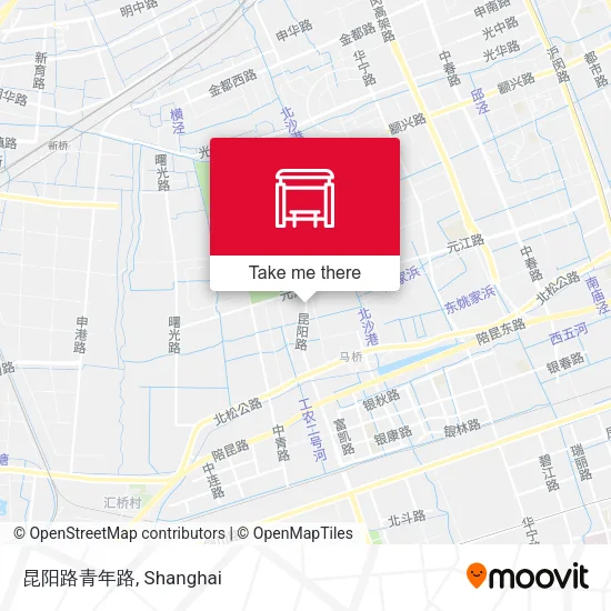昆阳路青年路 map