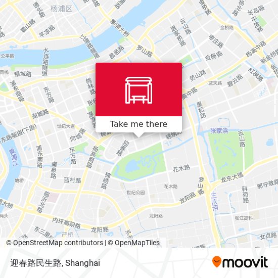 迎春路民生路 map
