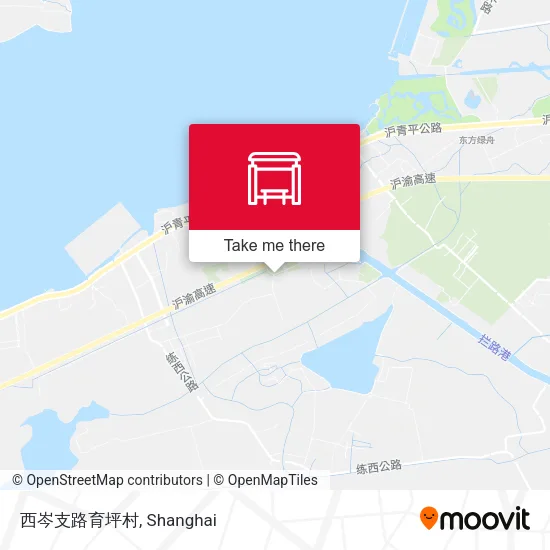 西岑支路育坪村 map