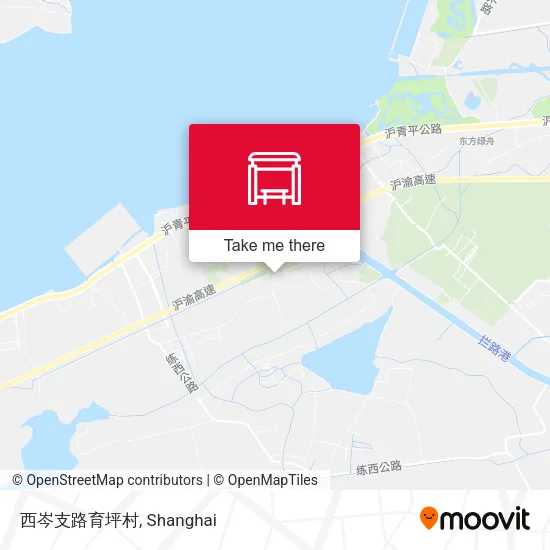 西岑支路育坪村 map