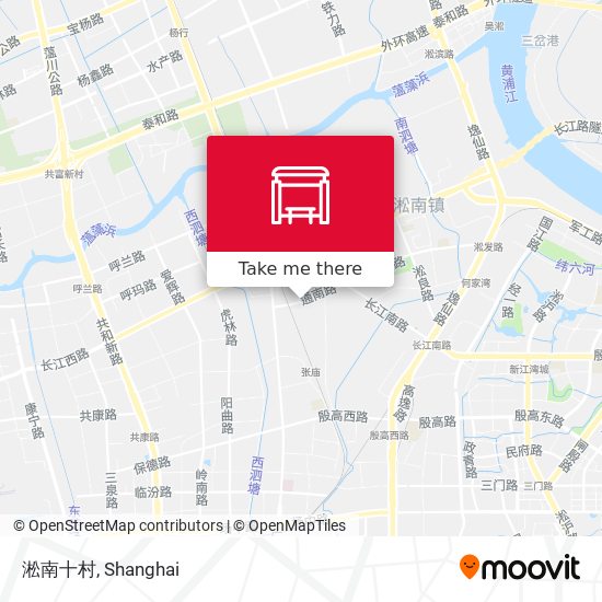 淞南十村 map