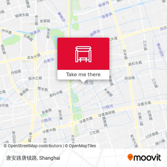 唐安路唐镇路 map