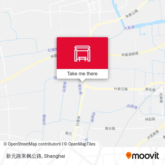 新元路朱枫公路 map