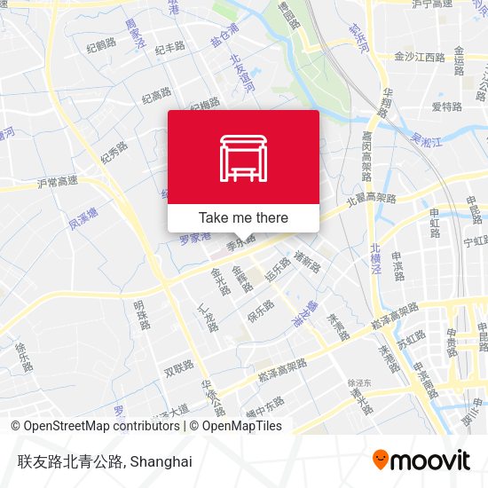 联友路北青公路 map