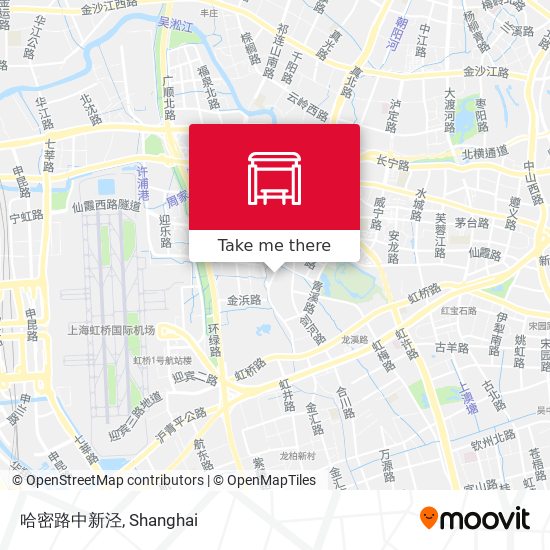 哈密路中新泾 map