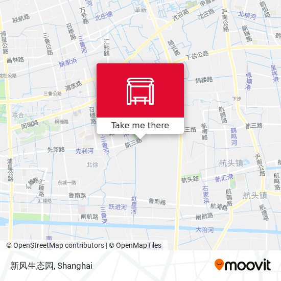 新风生态园 map