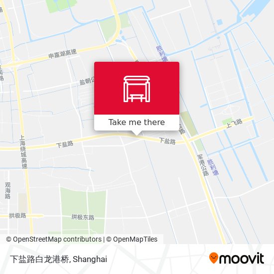 下盐路白龙港桥 map