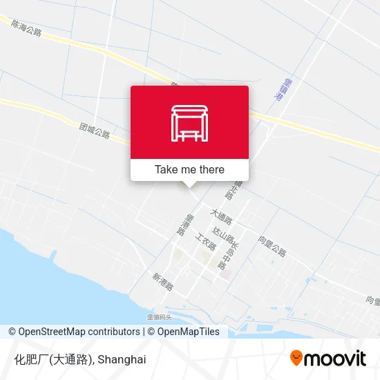 化肥厂(大通路) map
