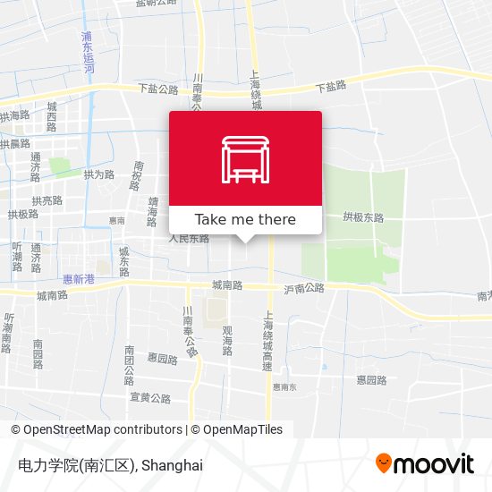 电力学院(南汇区) map