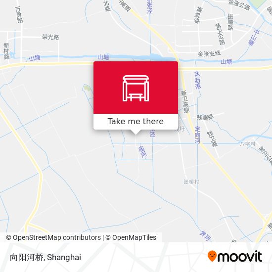 向阳河桥 map