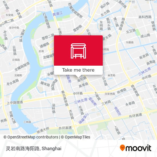 灵岩南路海阳路 map