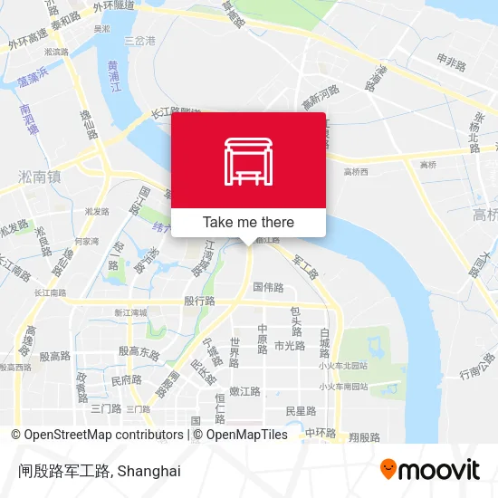 闸殷路军工路 map