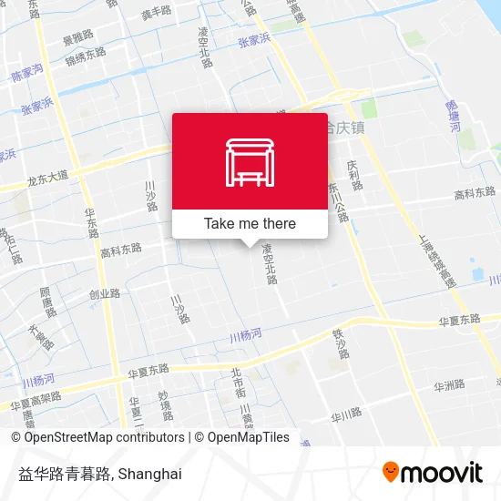 益华路青暮路 map