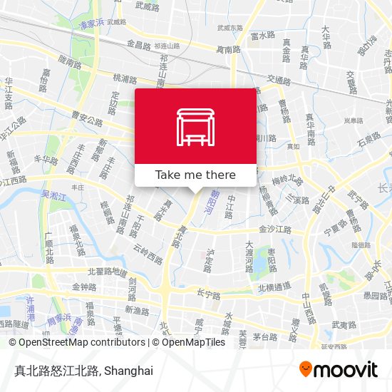 真北路怒江北路 map