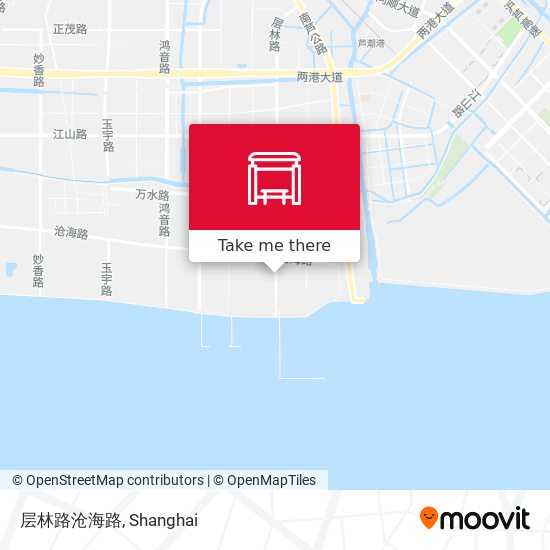 层林路沧海路 map