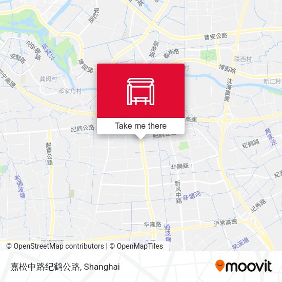 嘉松中路纪鹤公路 map