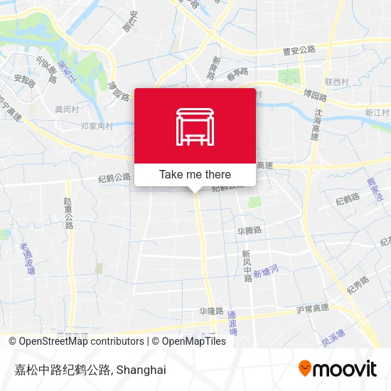 嘉松中路纪鹤公路 map
