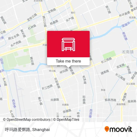 呼玛路爱辉路 map