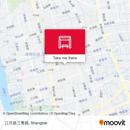 江月路三鲁路 map