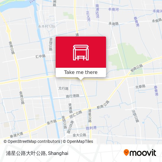浦星公路大叶公路 map