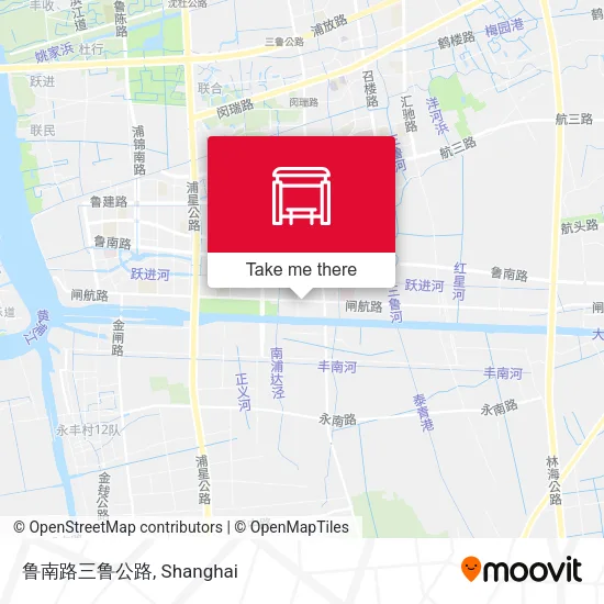 鲁南路三鲁公路 map