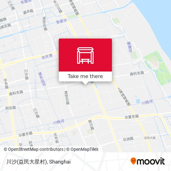 川沙(益民大星村) map