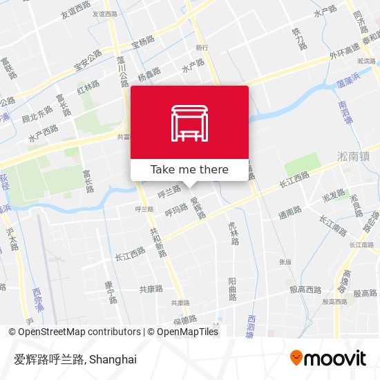 爱辉路呼兰路 map