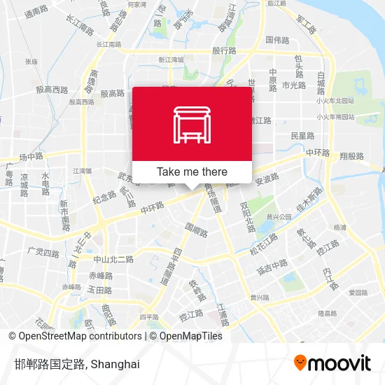 邯郸路国定路 map