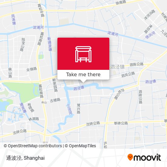 通波泾 map